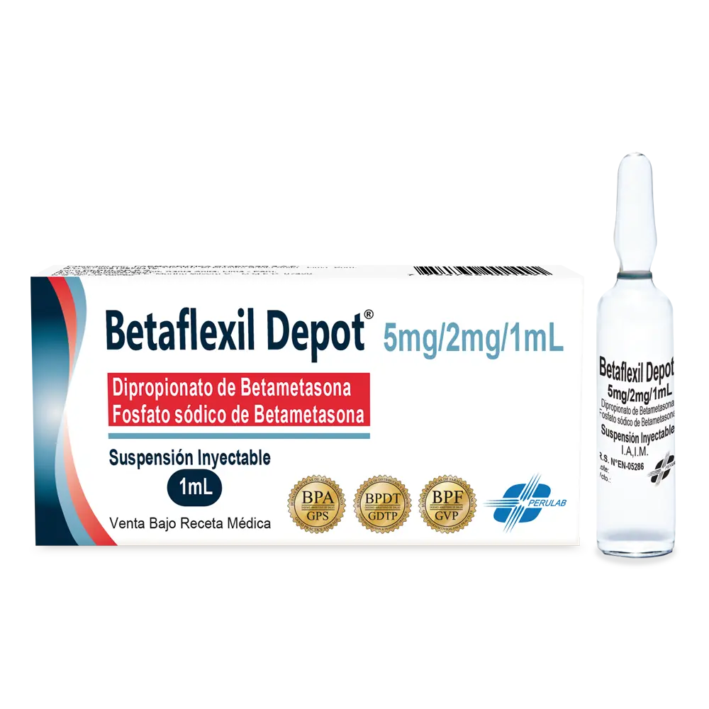 Betaflexil Depot® 5mg/2mg/1mL