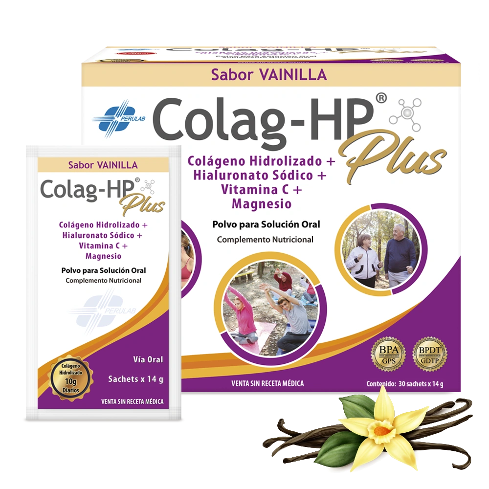 Colágeno Hidrolizado - Colag-HP Ⓡ Plus Sabor Vainilla