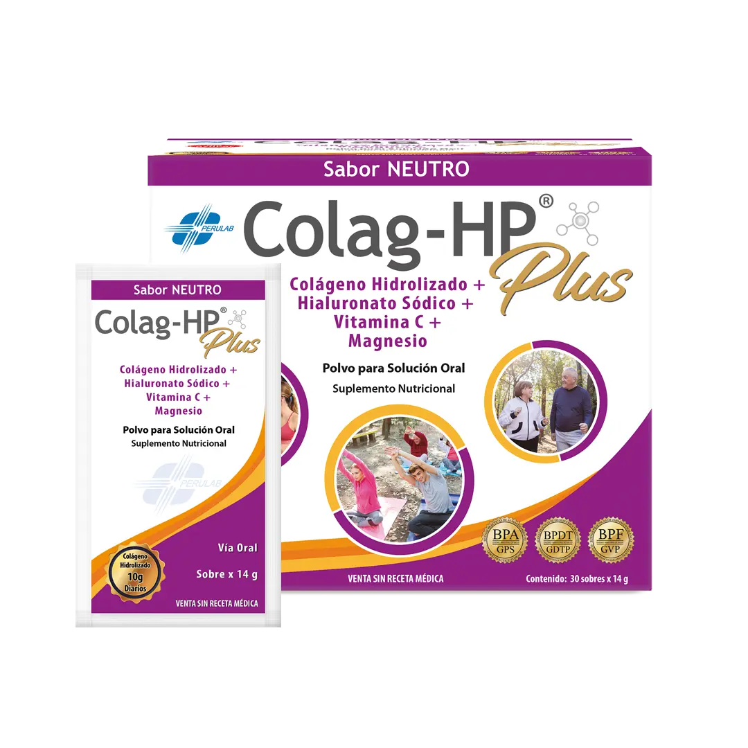 Colágeno Hidrolizado - Colag-HP Ⓡ Plus Sabor Neutro