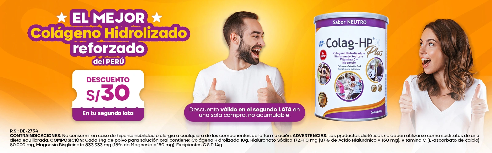 Banner Perulab Express Web en Lata